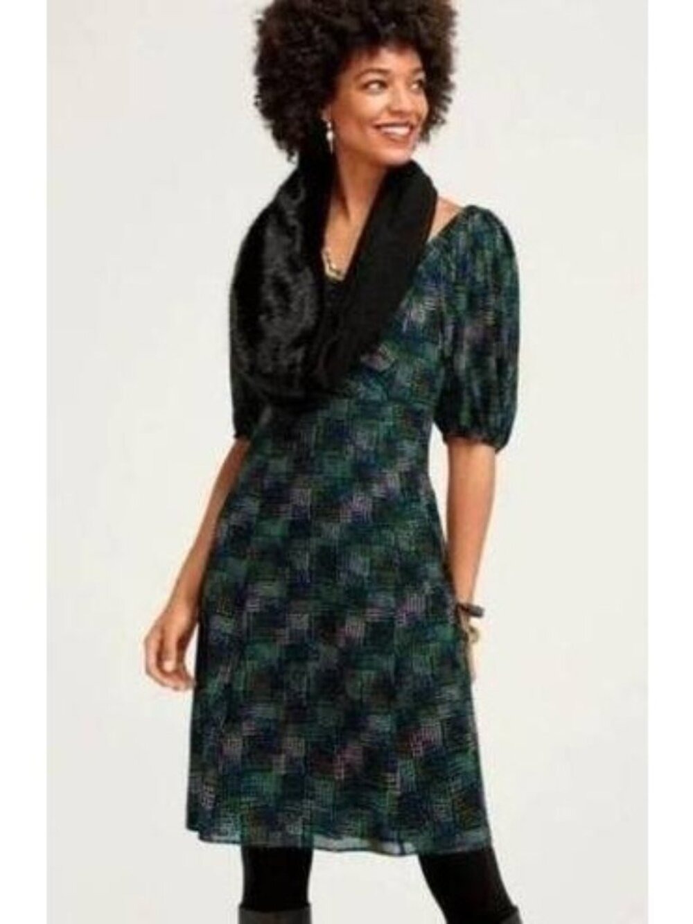 CAbi Elaine Geometric Dress 4214 NWOT Medium New